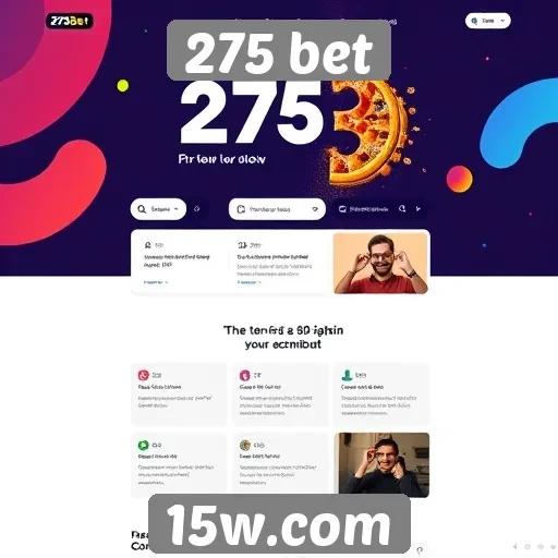 Interface do site 275 bet é amigável e intuitiva